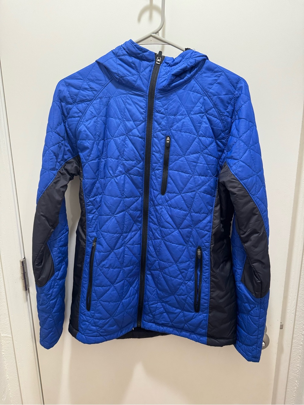 Burton Black Quilted Panel Hooded Jacket
